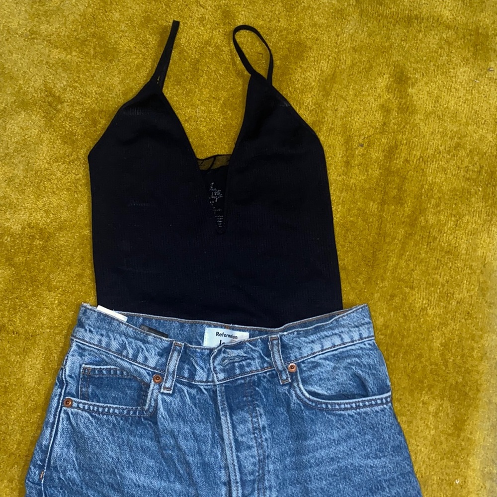 Free People Black Cami